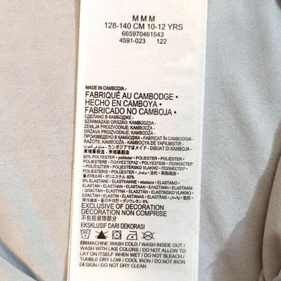 Hurley Girls' Size Medium(10-12 Years) New With Tag Washed High Rise Bike Shorts - Picture 5 of 7